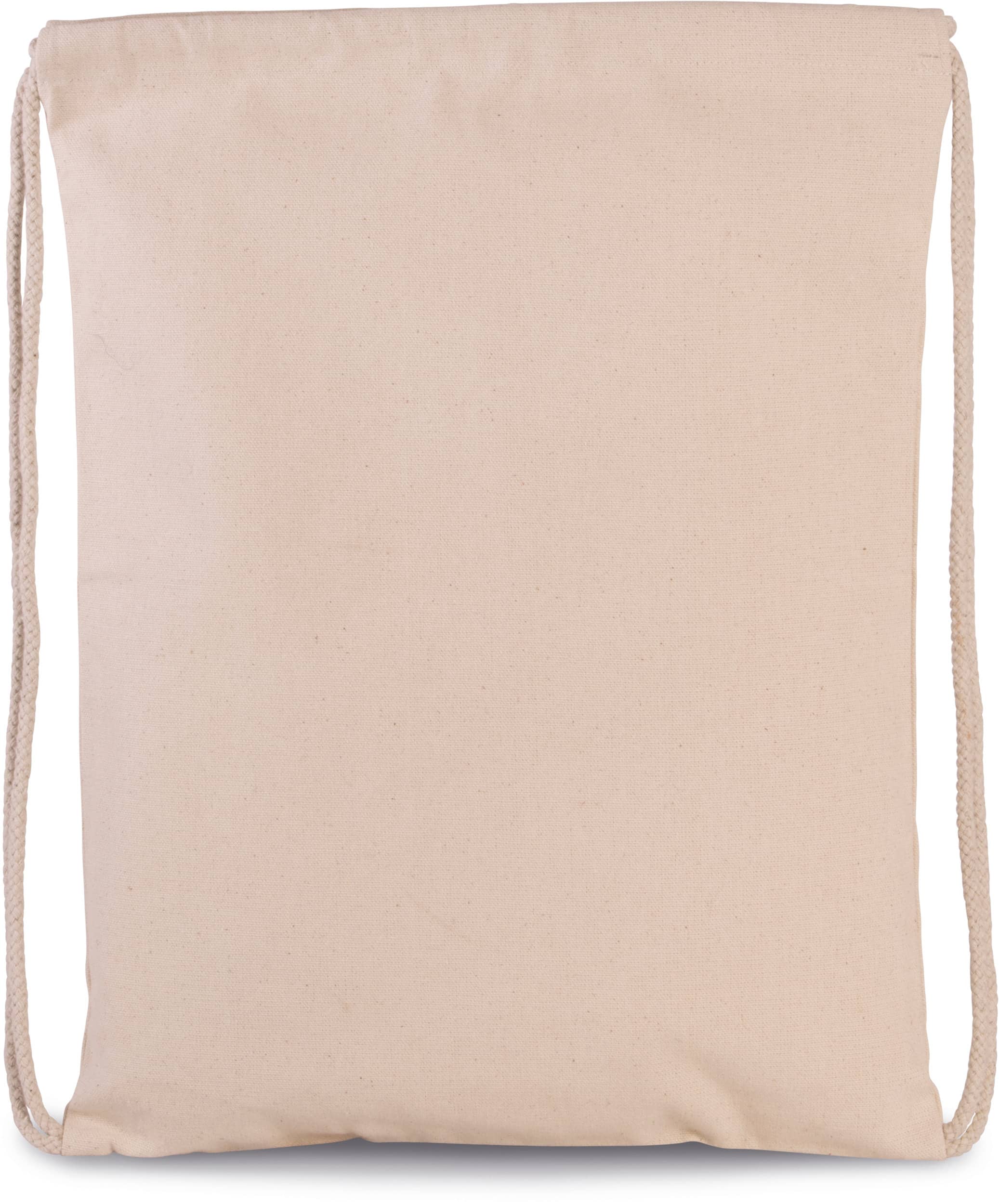 Naturfabener Rucksack mit dicker Kordel