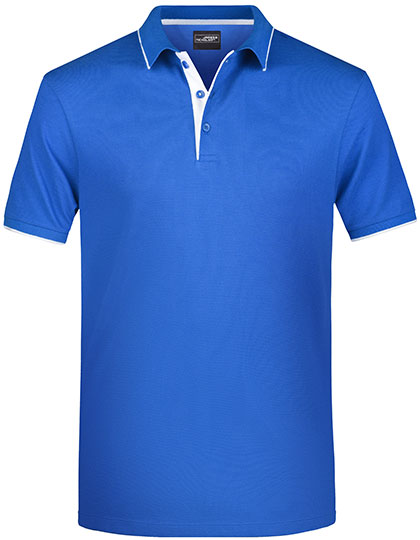Klassisches Herren-Polo mit Kontraststreifen