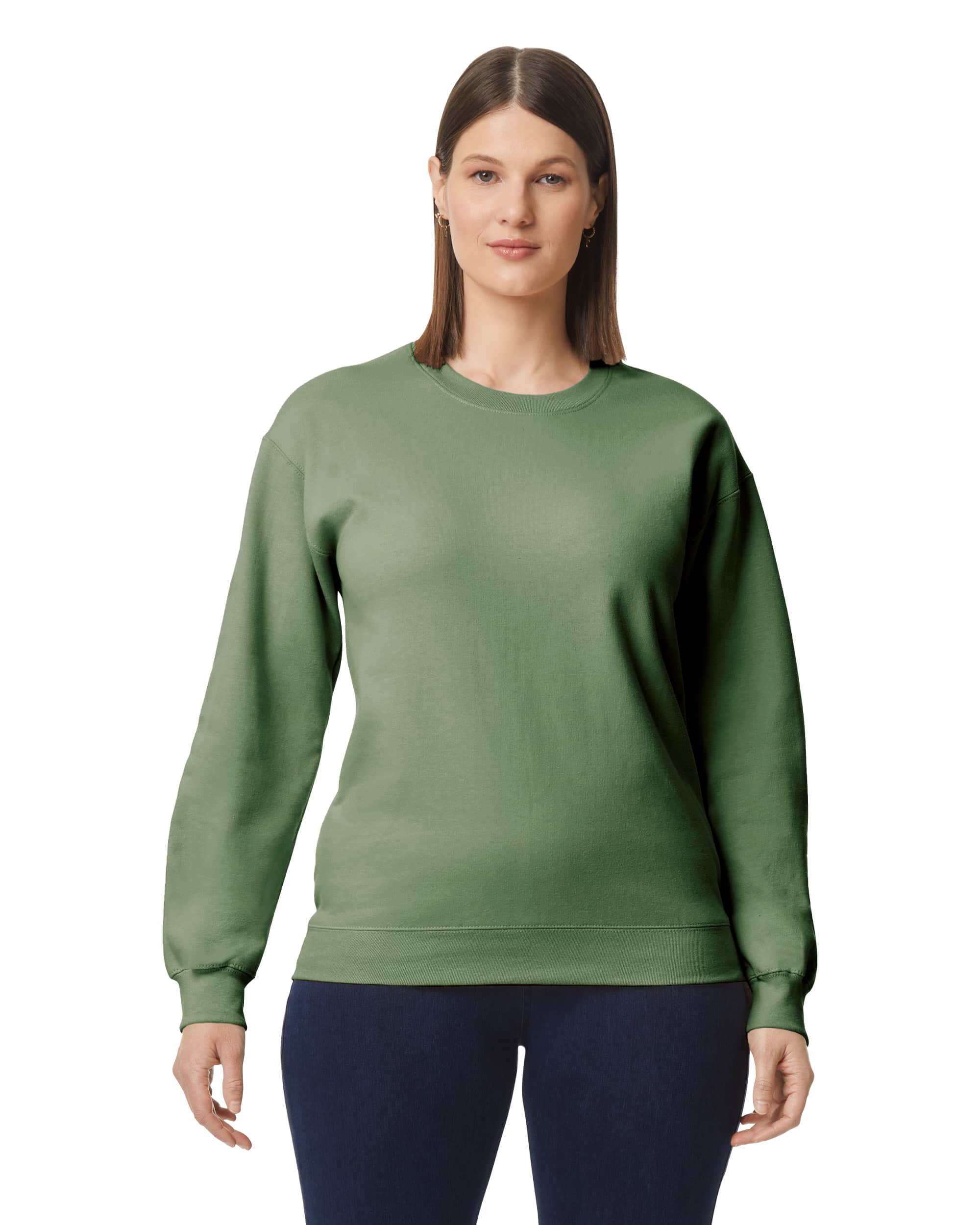 Softstyle® Midweight Fleece Adult Crewneck Sweatshirt