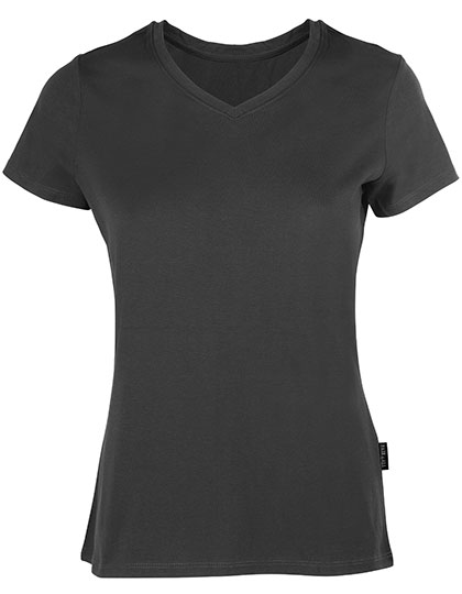 Premium Damen-T-Shirt aus Bio-Baumwolle mit V-Neck
