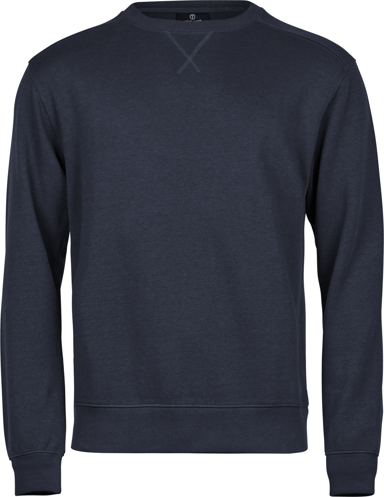 Ribbed Interlock Crew Neck