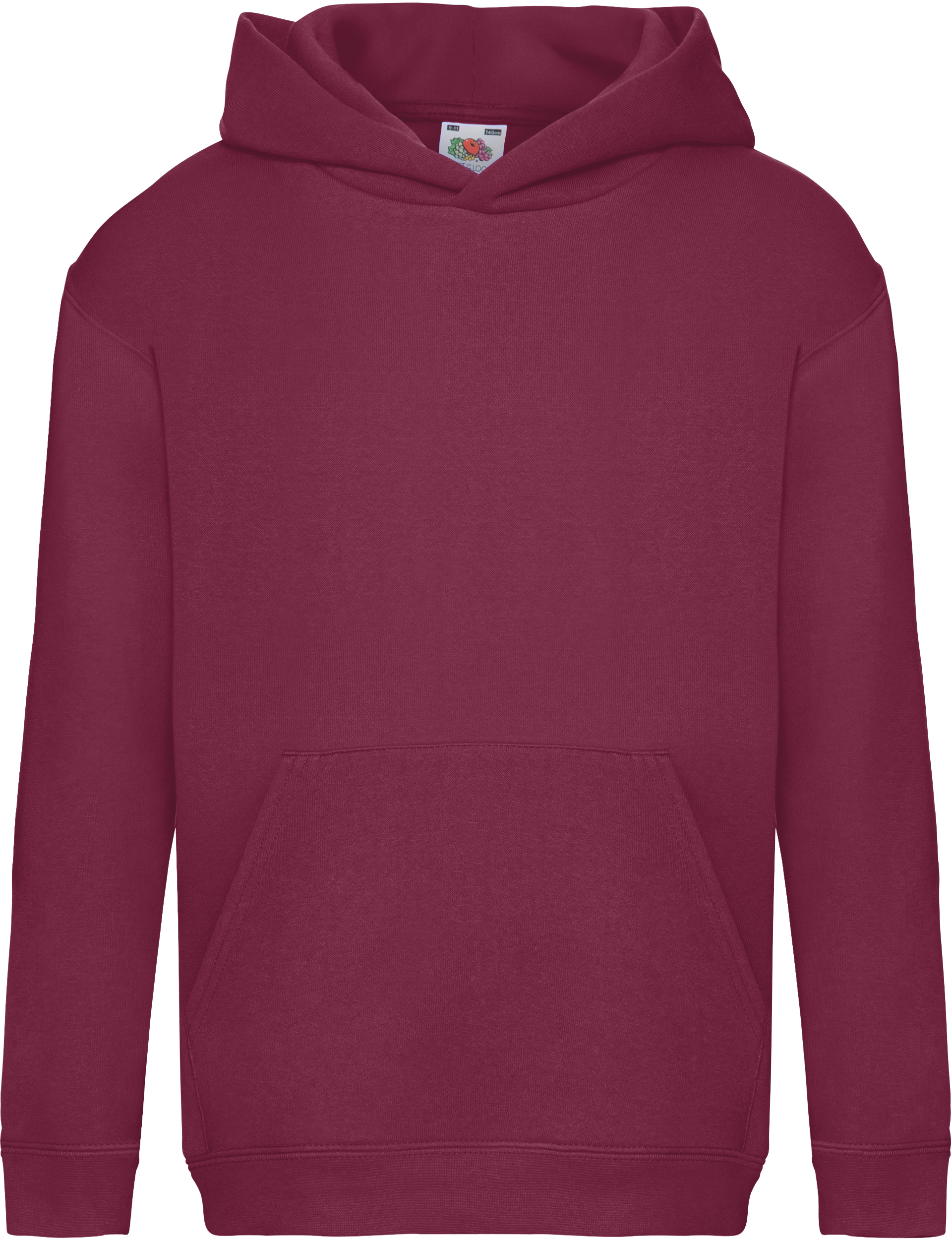 Flauschiger klassischer Premium Kinder-Hoodie mit Kängurutasche