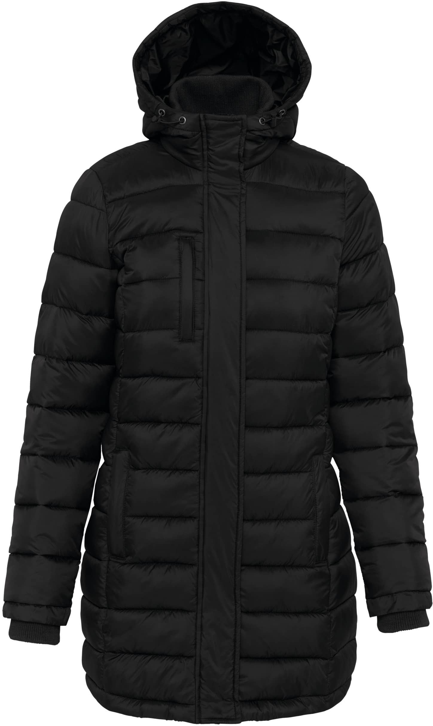 Leichter Damen-Daunenparka mit Kapuze