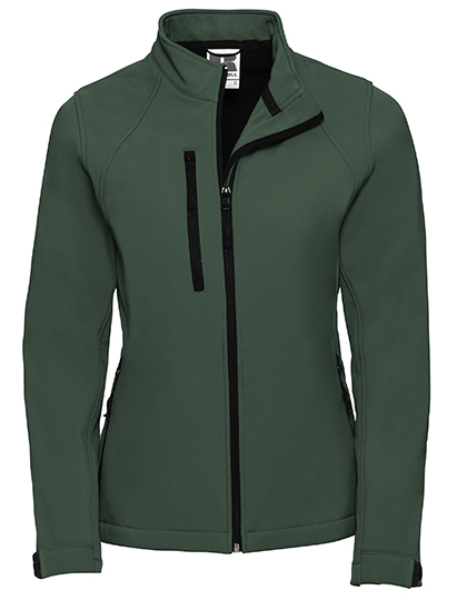 3-lagige Damen-Softshelljacke mit Brusttasche