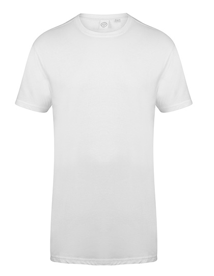 Men´s Longline T-Shirt With Dipped Hem