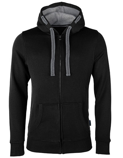 Weicher schmal geschnittener Herren-Zip-Hoodie