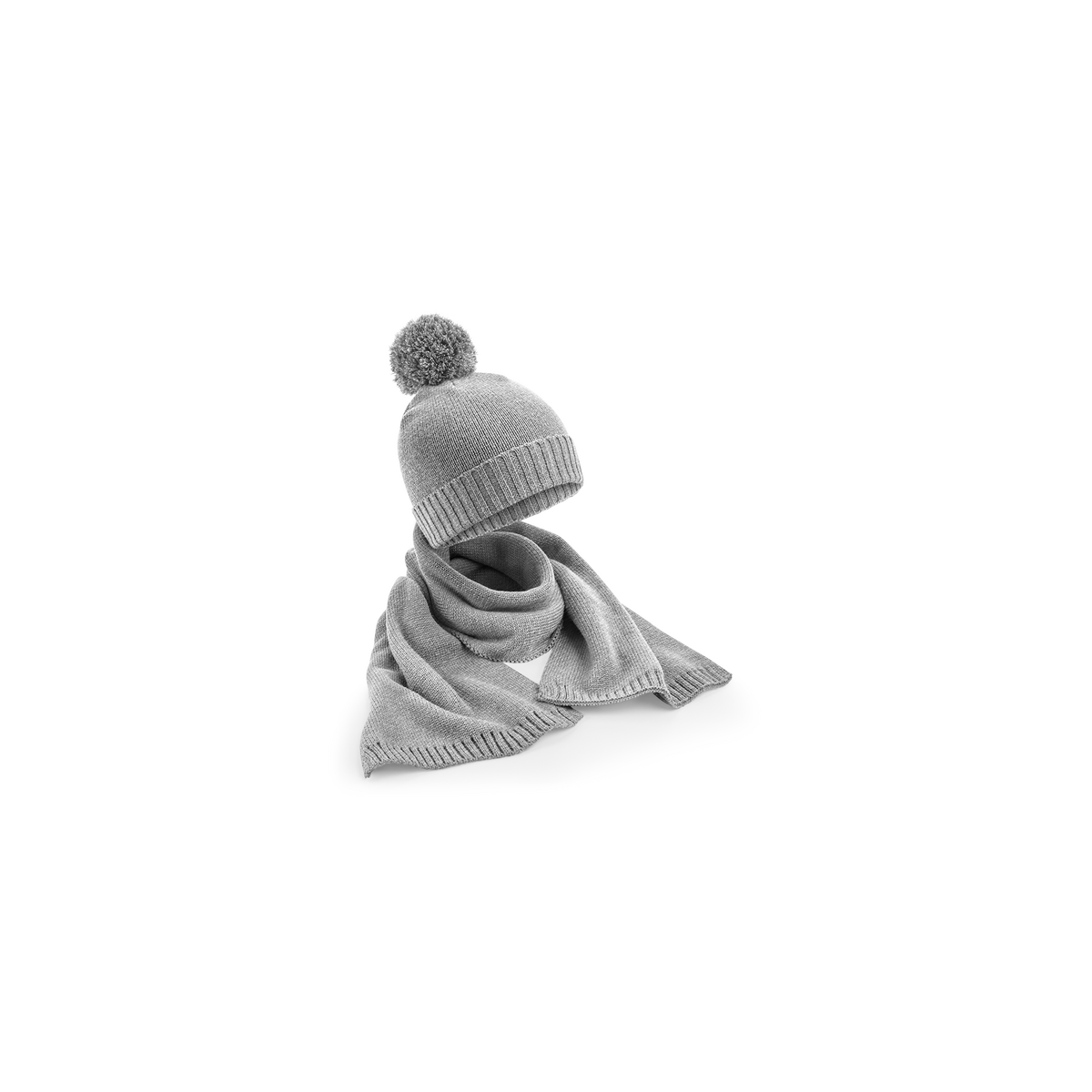 Knitted Scarf and Beanie Gift Set