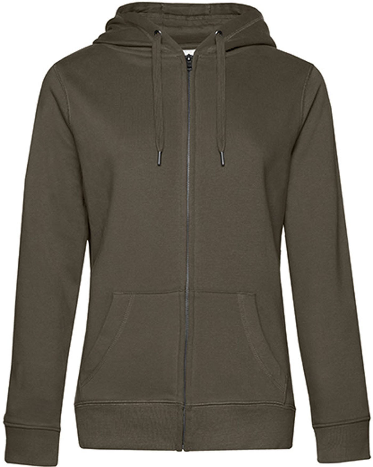 Flauschiger Damen Zip-Hoodie "Queen"