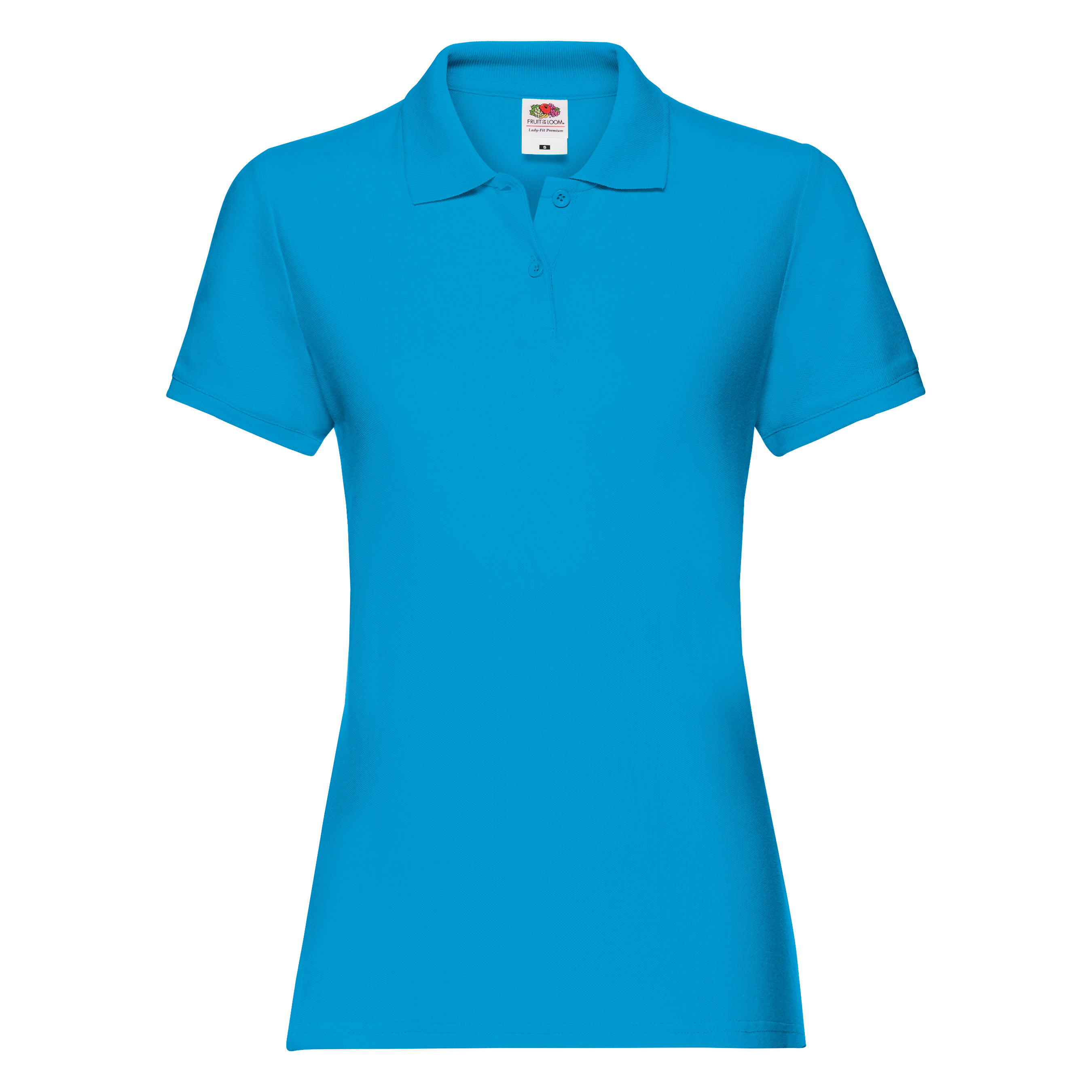Premium Damen-Poloshirt mit Seitenschlitzen