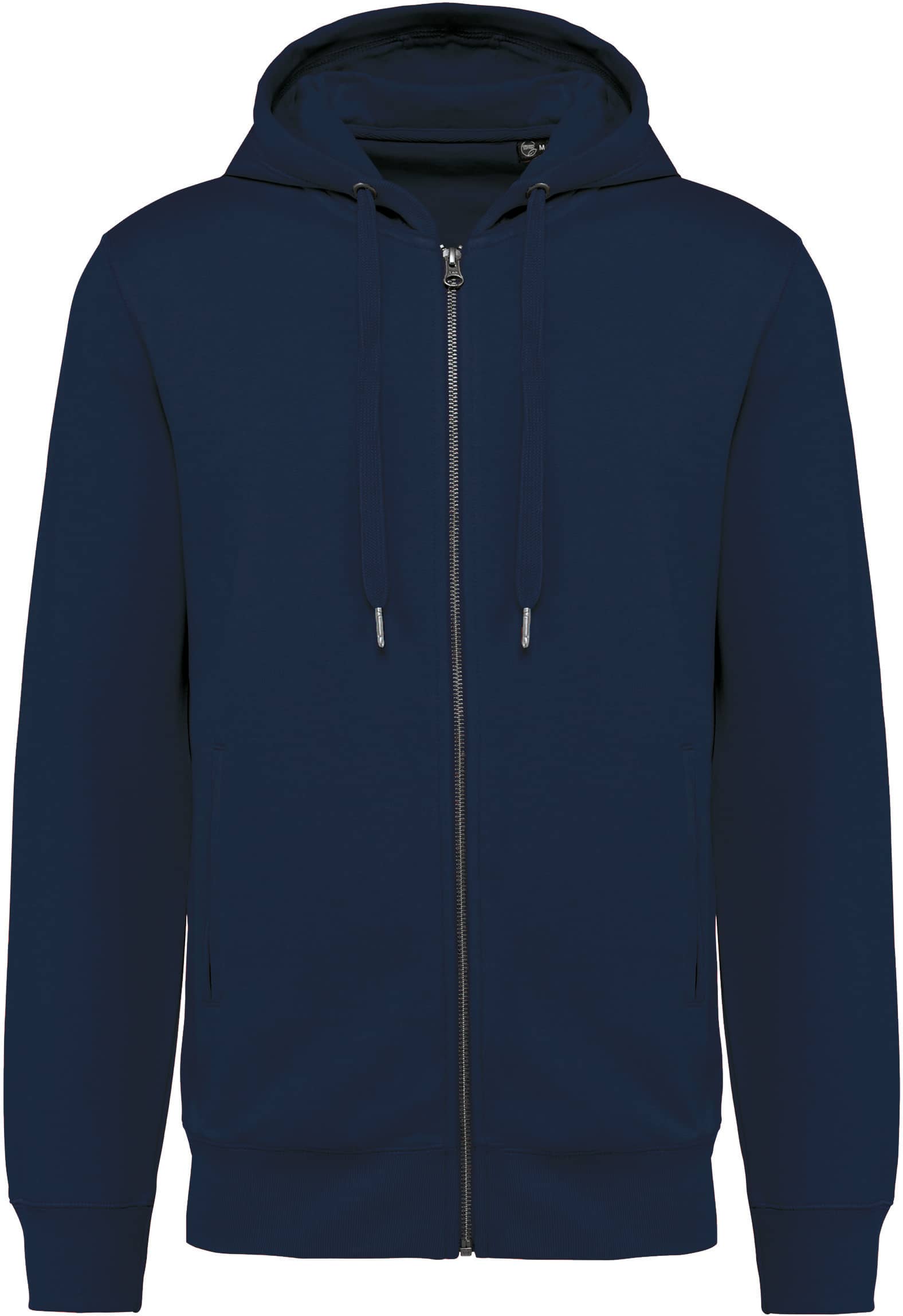 Umweltfreundliches Unisex-Kapuzensweatshirt mit Reißverschluss