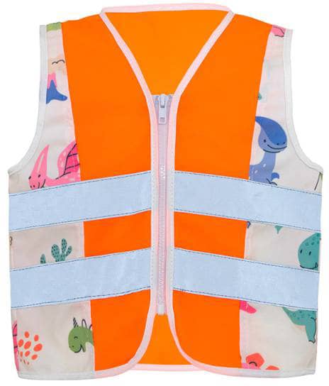 Children´s Safety Vest Action Dinosaurs CO² Neutral