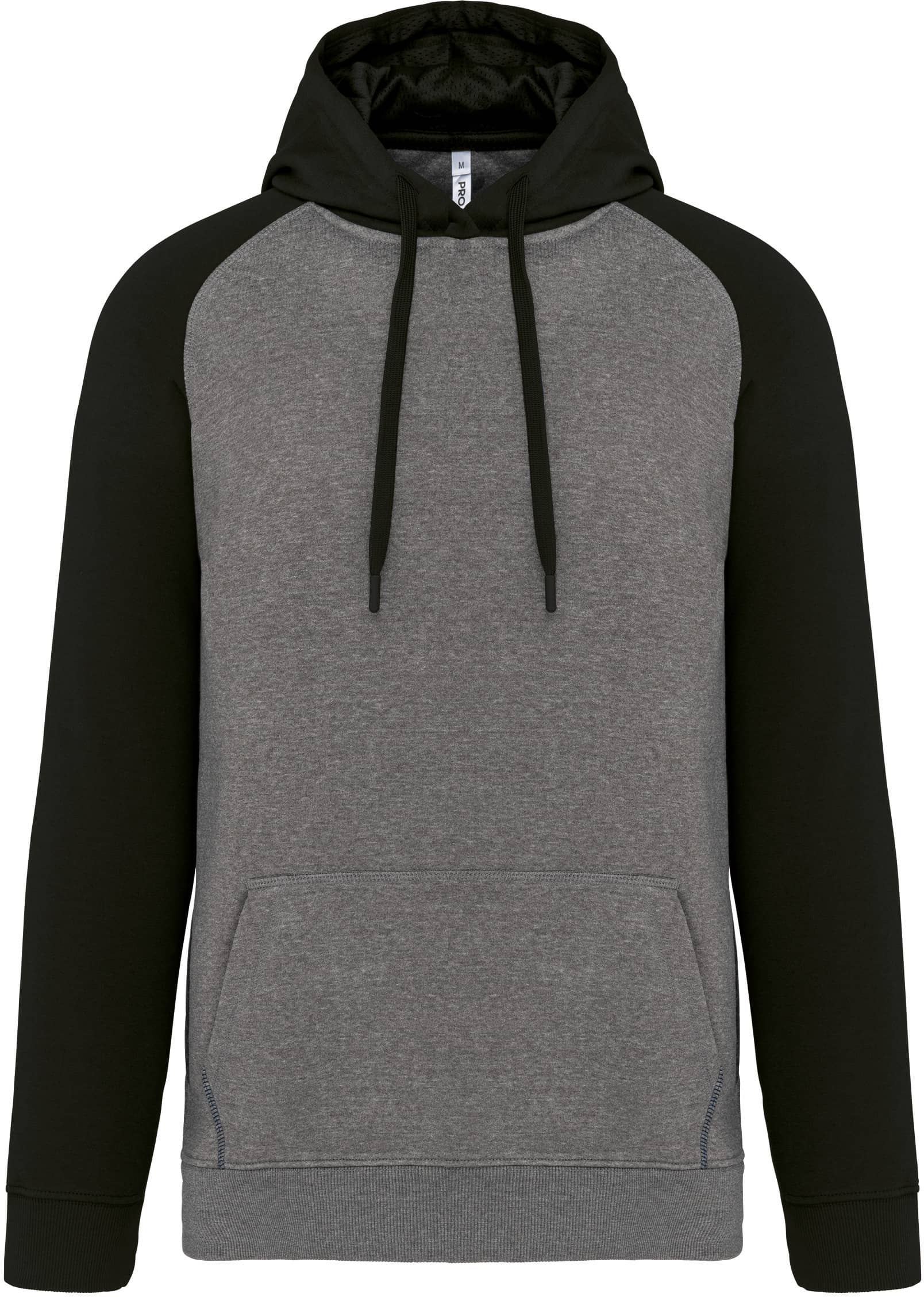 Zweifarbiges Kapuzensweatshirt für Erwachsene