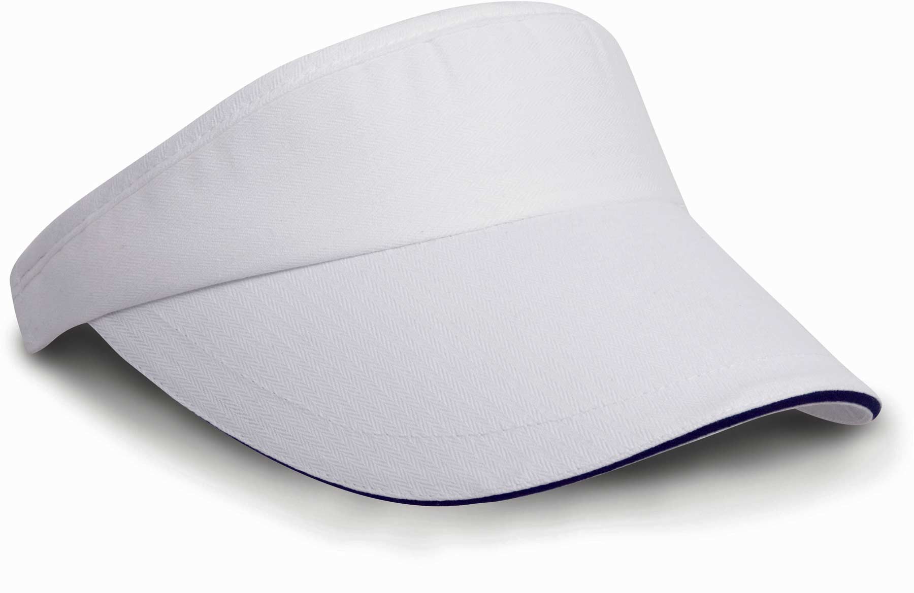Herringbone Sun Visor With Sandwich Peak