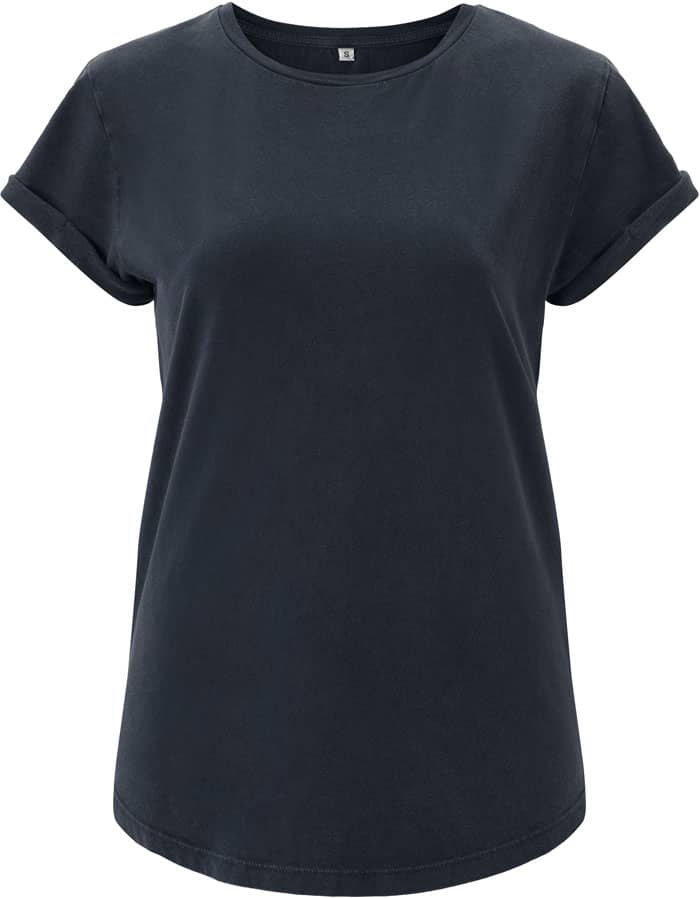 Leichtes Damen Roll-Up T-Shirt aus Bio-Baumwolle