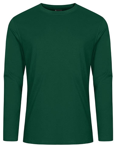 Bügelleichtes Herren-Longsleeve aus Mischgewebe