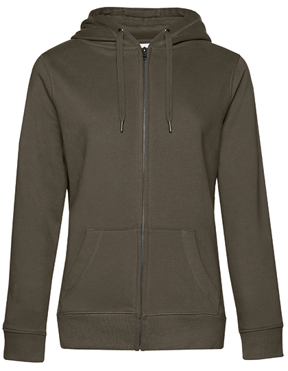 Flauschiger Damen Zip-Hoodie "Queen"