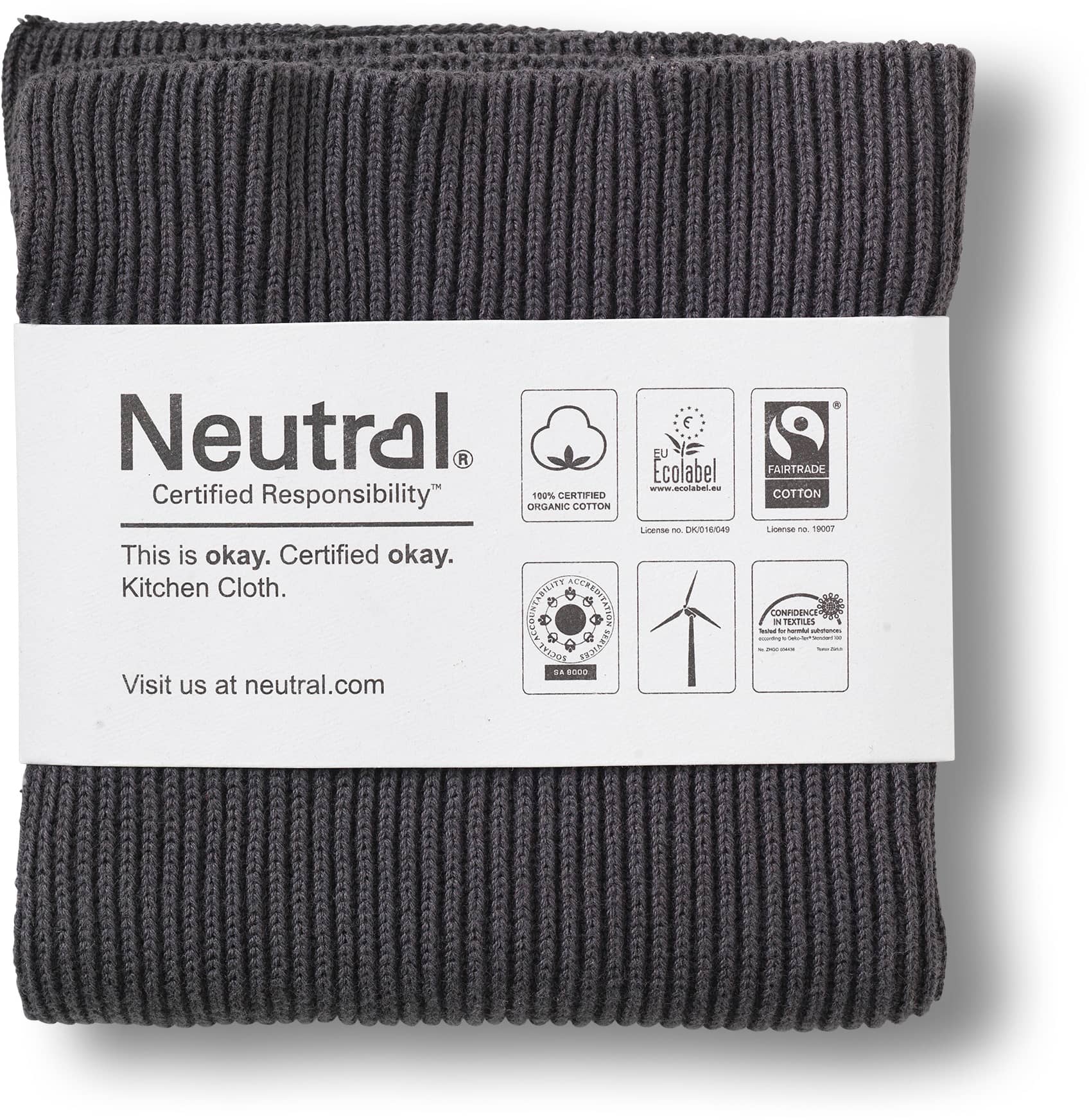 Rib Knit Kitchen Cloth (2 Pieces)