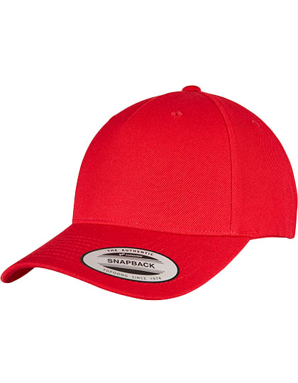YP Classics 5-Panel Premium Curved Visor Snapback Cap