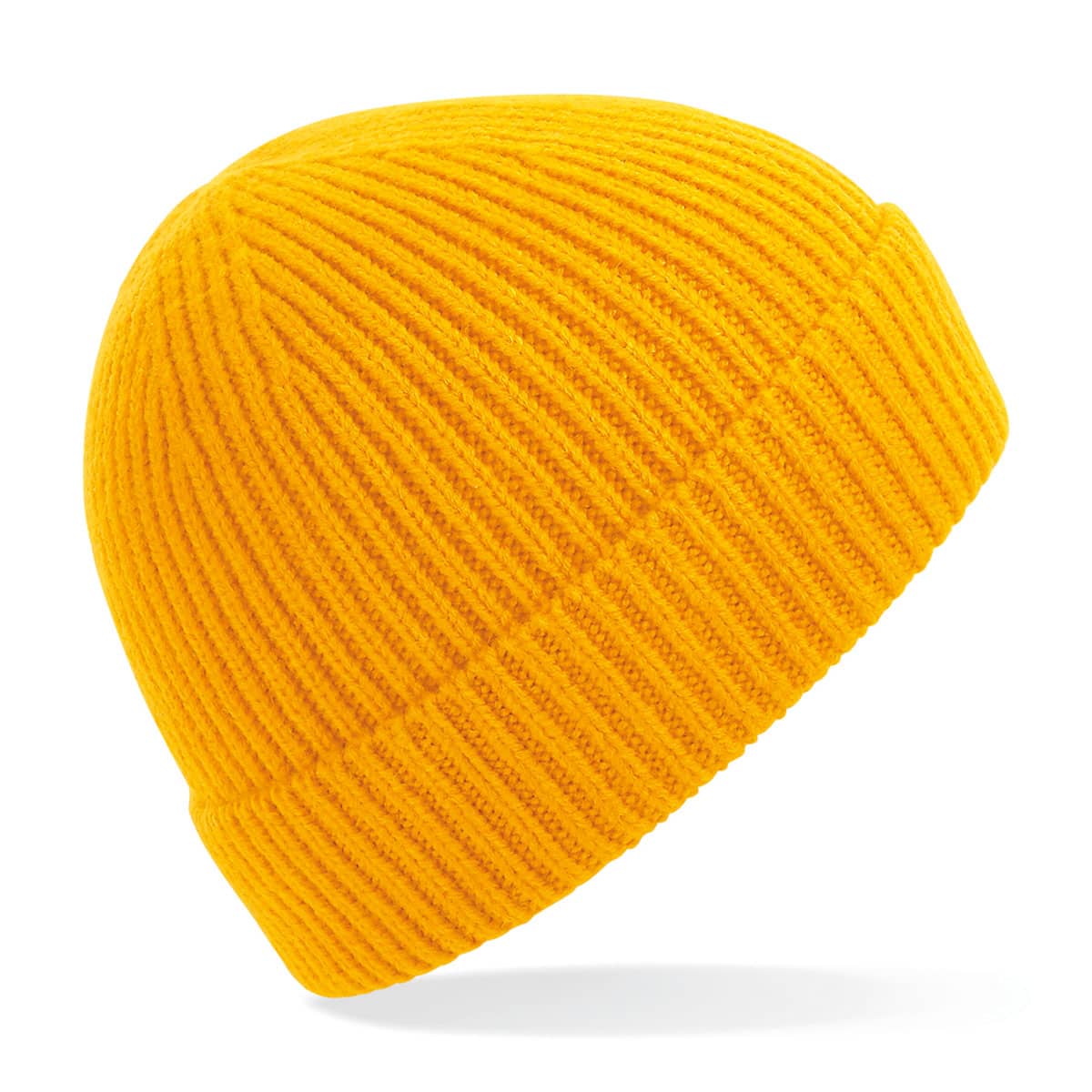 Engineered Knit Ribbed Beanie