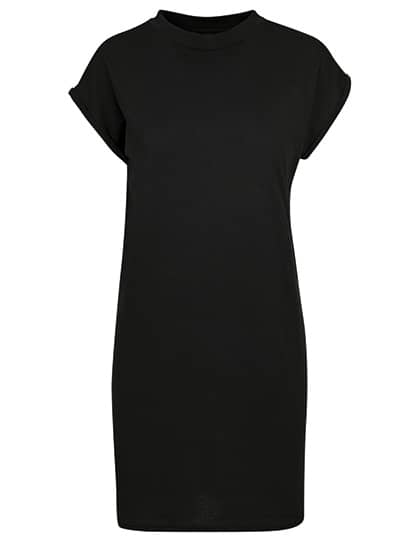 Modisches Kleid mit überschnittenen Schultern