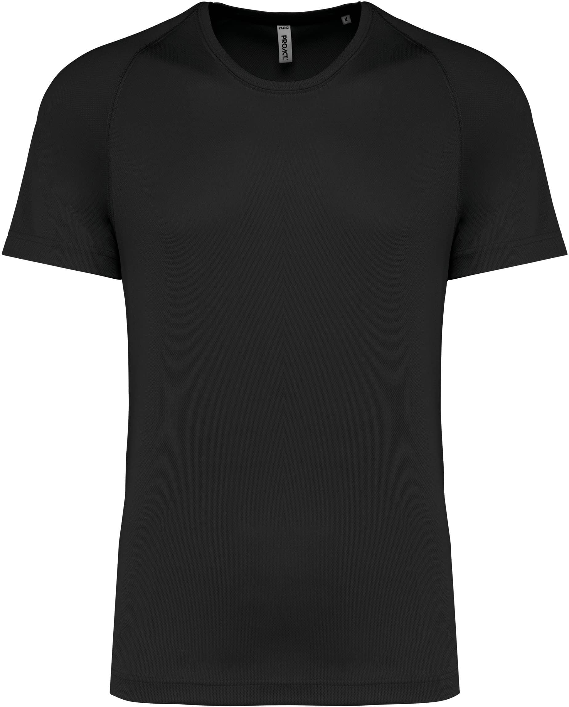 Herren-Sportshirt aus Recyclingmaterial mit Rundhalsausschnitt