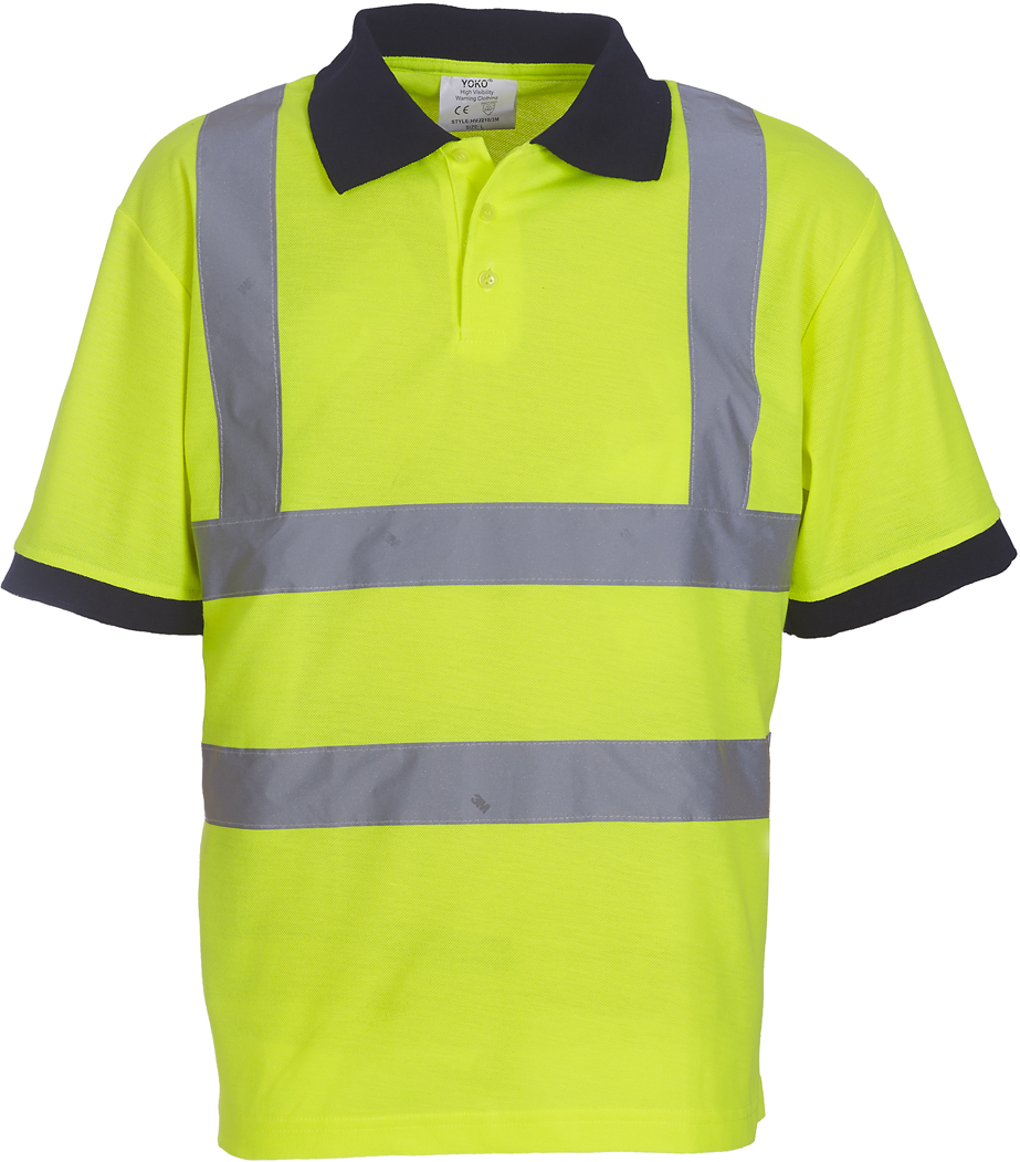 Two Band & Brace Hi-Vis Polo Shirt