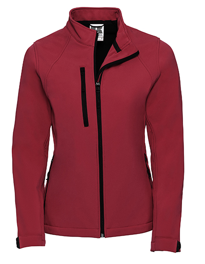 3-lagige Damen-Softshelljacke mit Brusttasche
