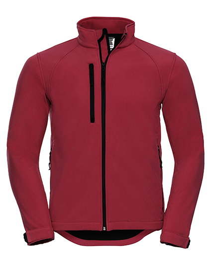 3-lagige Herren-Softshelljacke mit Brusttasche