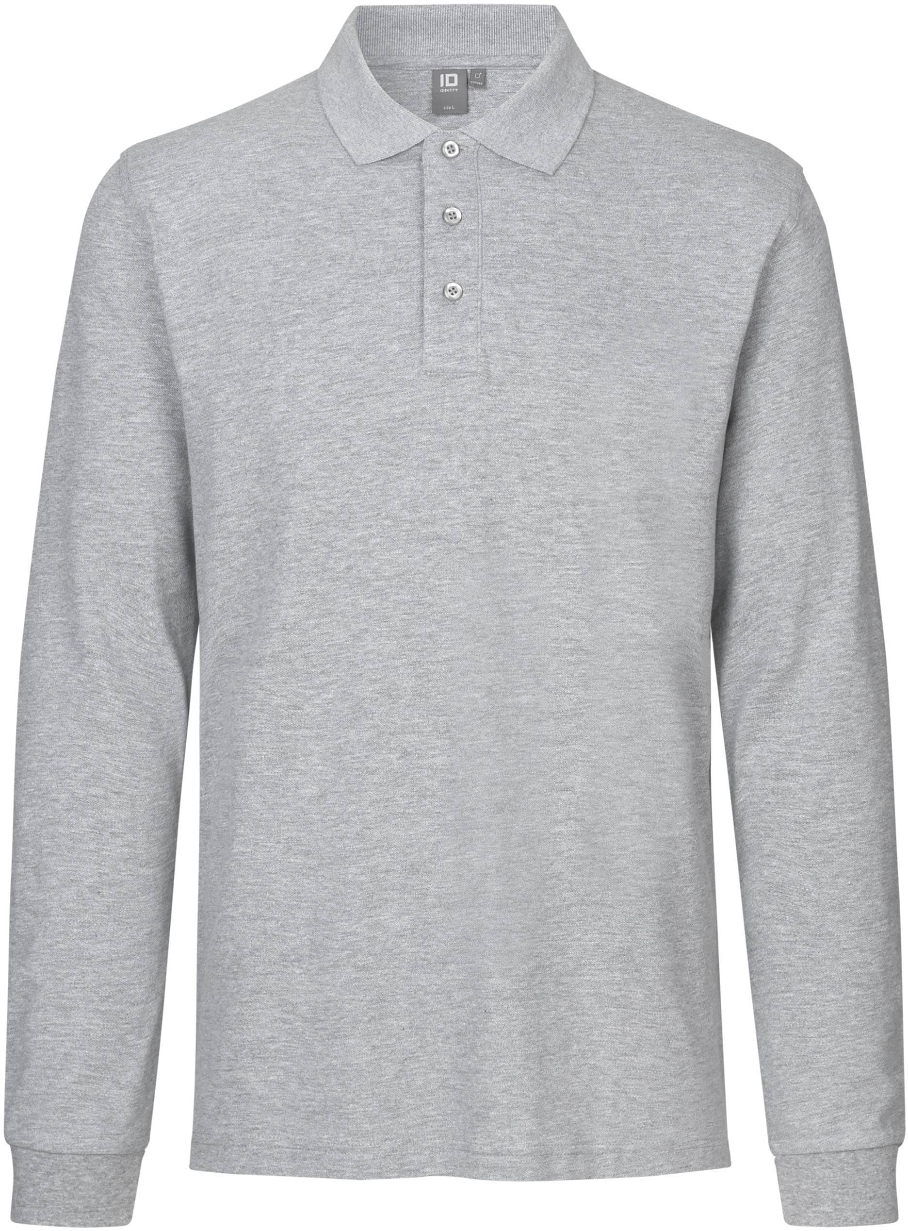 Langarm Stretch-Poloshirt 544