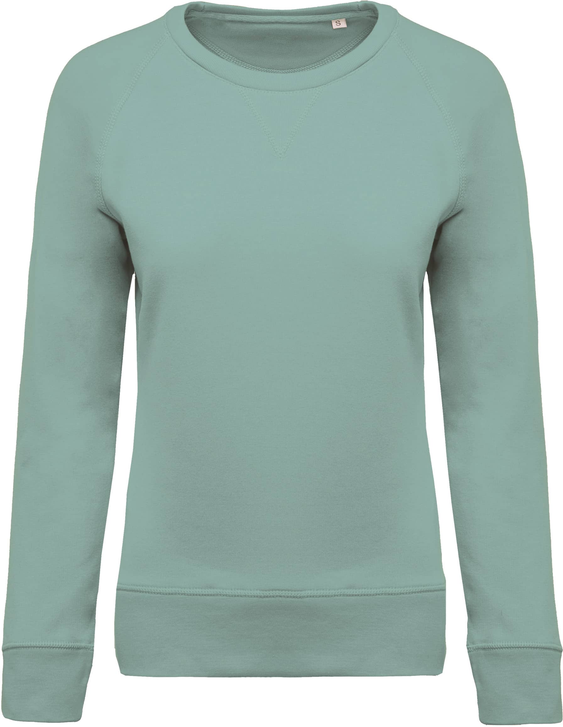 Damen Sweatshirt BIO-BAUMWOLLE Rundhalsausschnitt Raglanärmel