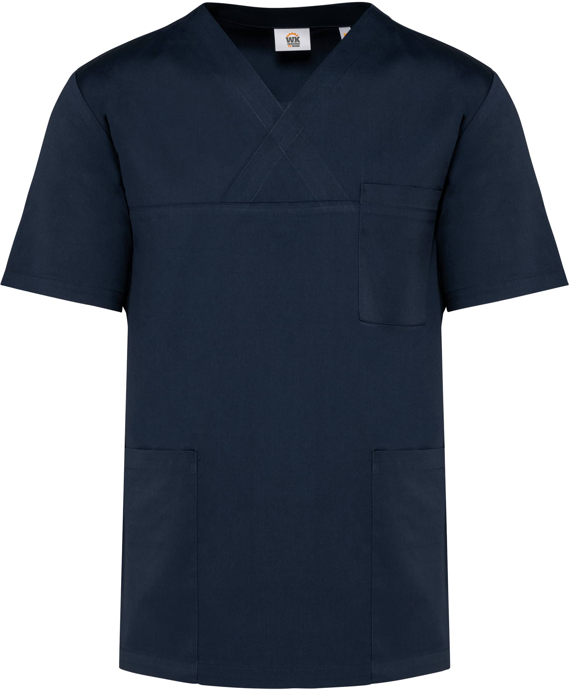 Kurzärmlige Unisex-Tunika aus Baumwollpolyester