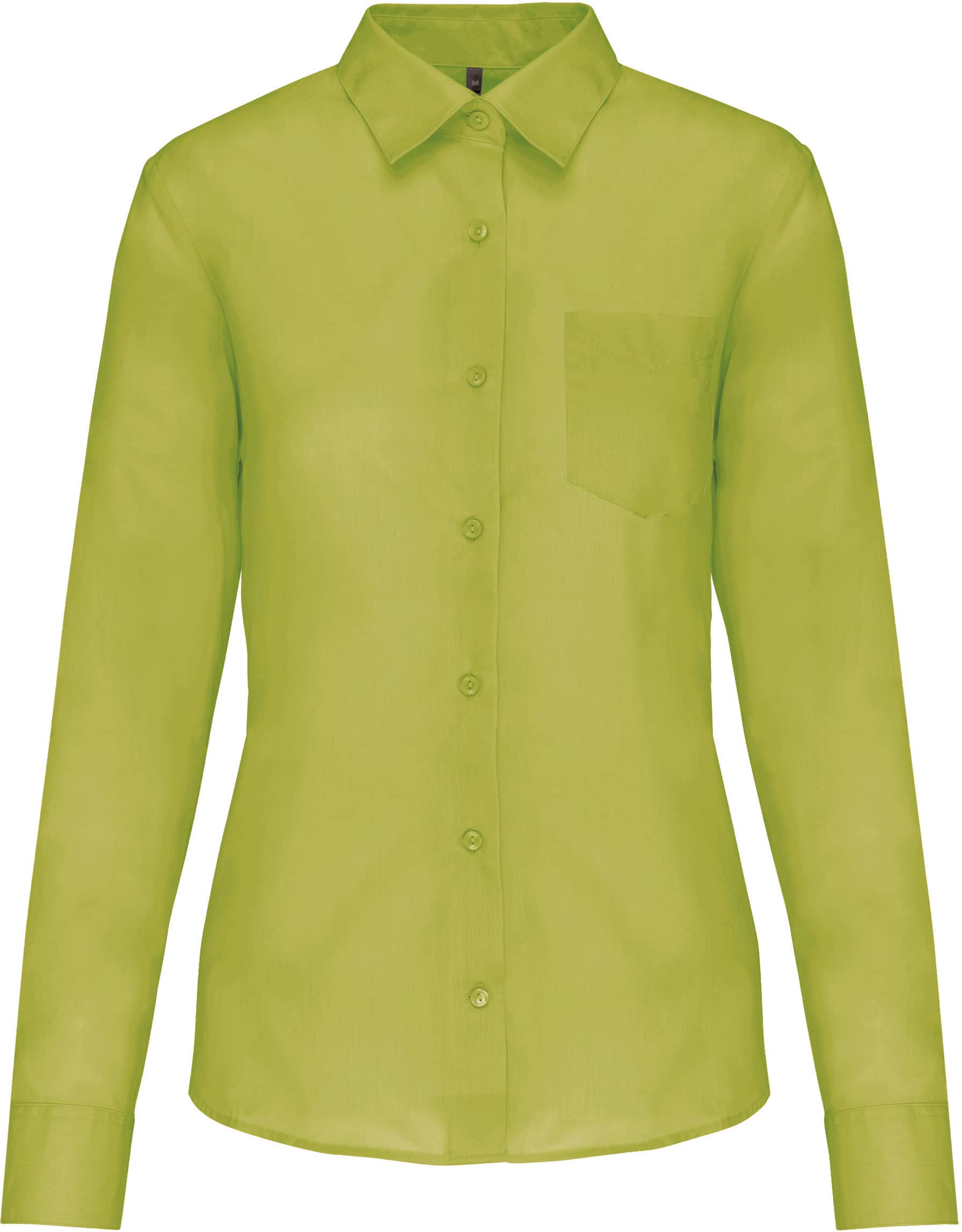 Popeline-Hemd Baumwollpolyester pflegeleicht für Damen