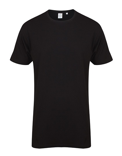 Extralanges Herren-T-Shirt mit verlängertem Rückenteil