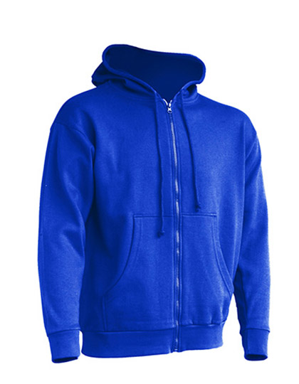 Flauschiger Herren Zip-Hoodie mit Kängurutasche