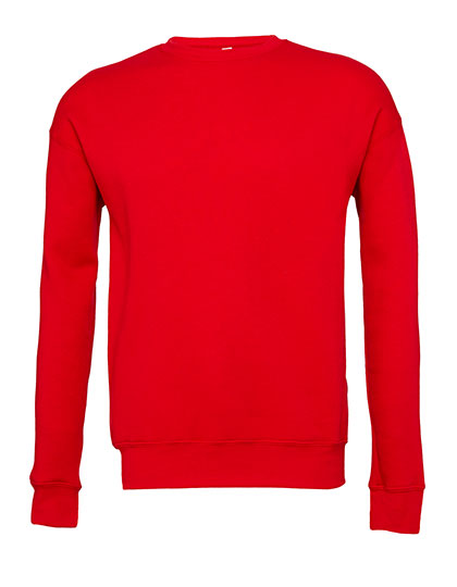Unisex Fleece-Sweatshirt mit überschnittenen Schultern