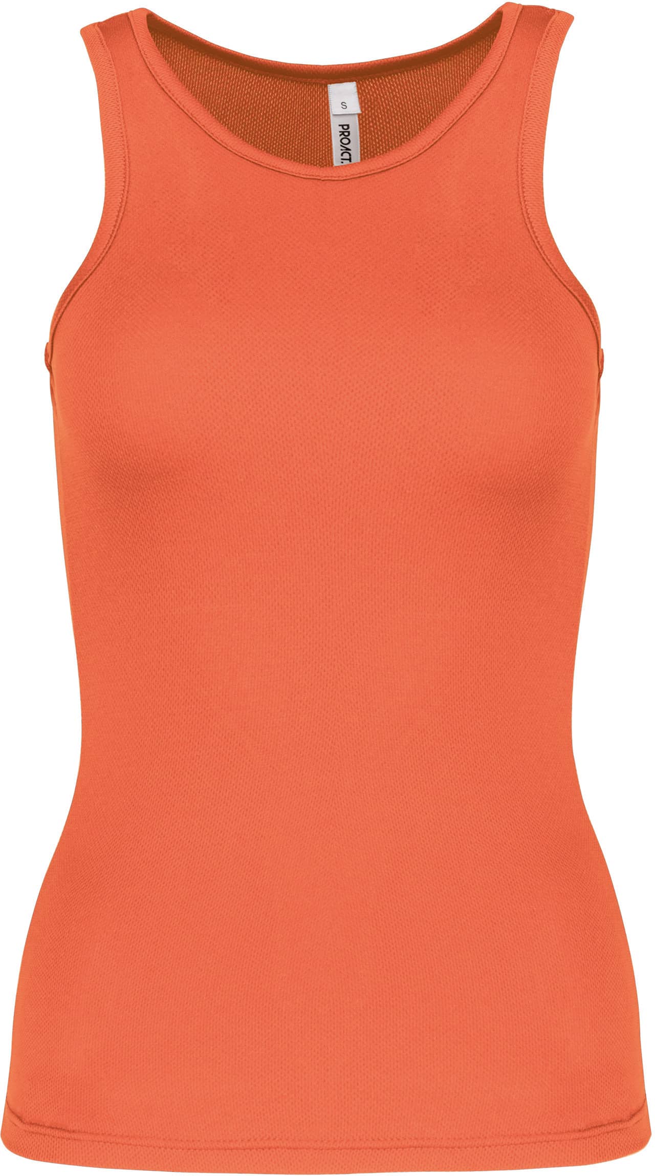 Damen Basic Sport Funktionsshirt ärmellos - Fluorescent