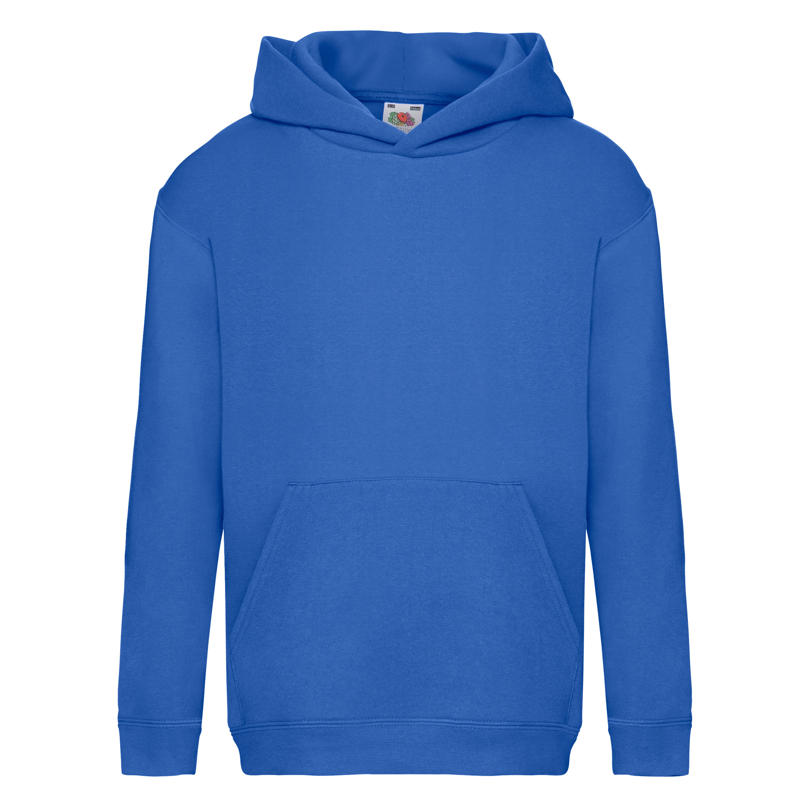 Flauschiger klassischer Premium Kinder-Hoodie mit Kängurutasche