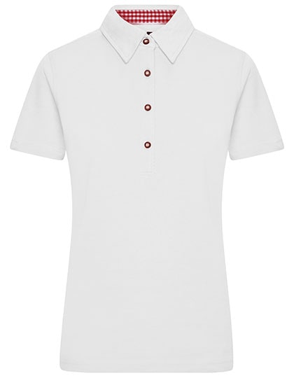 Klassisches Damen-Polo im Trachtenlook