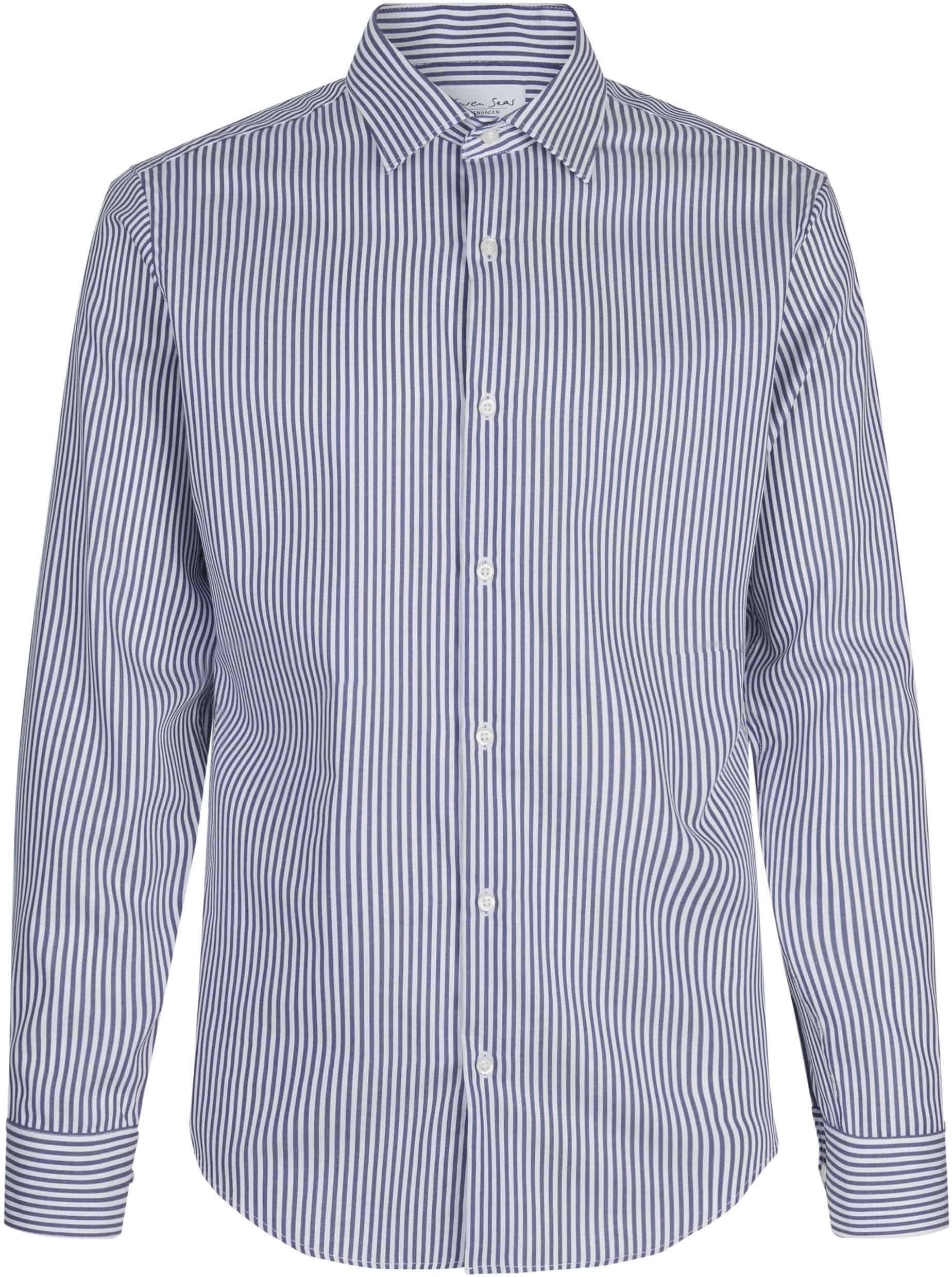 Seven Seas Slim Fit Fine Twill Cadet Herren Hemd