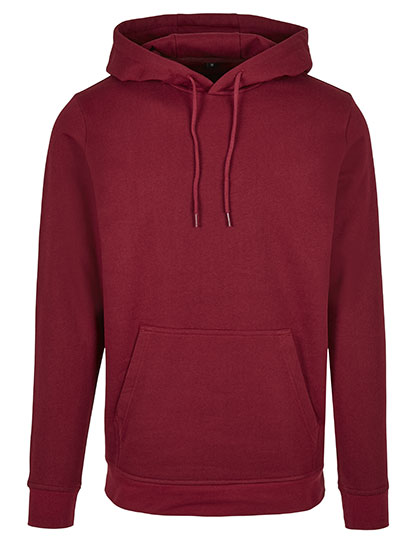 Flauschiger Basic Herren-Hoodie mit Kängurutasche