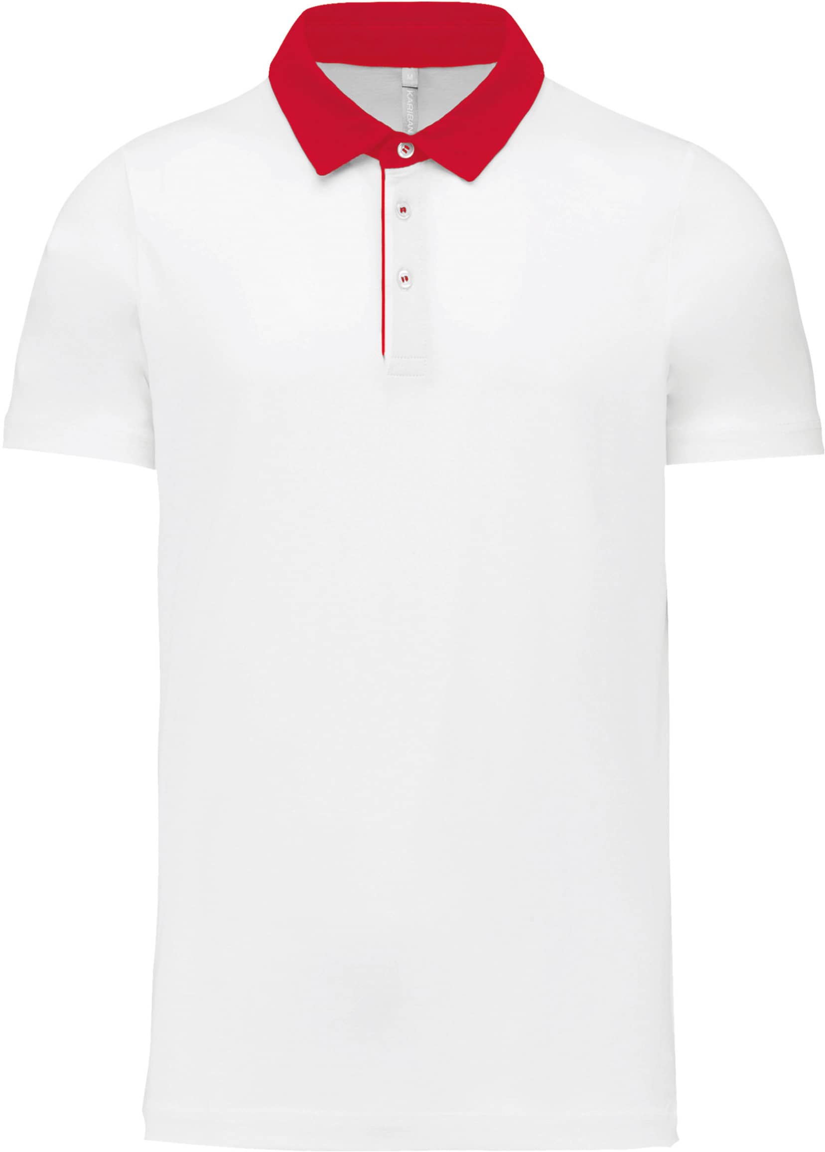Zweifarbiges Jersey-Polohemd für Herren