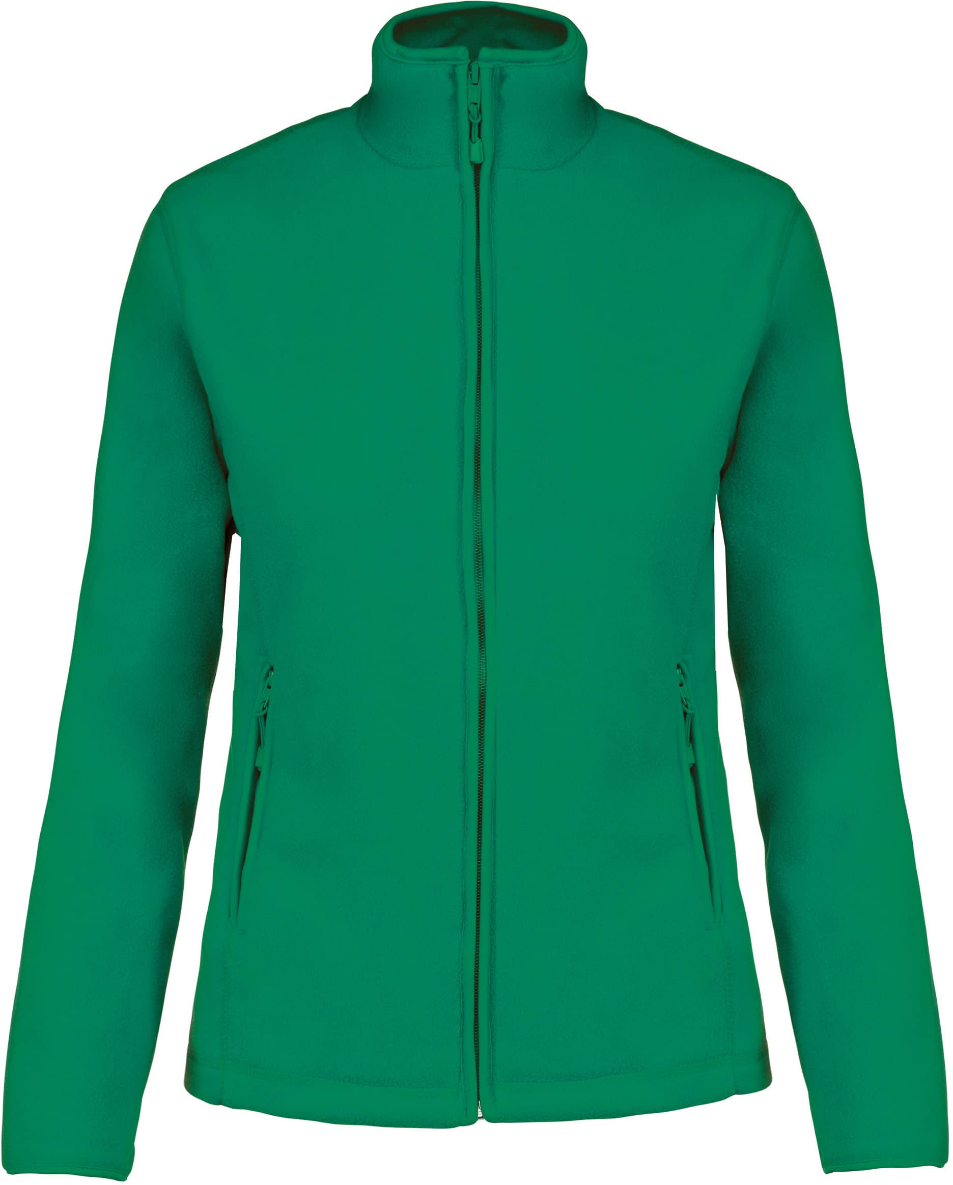 Mikrofleece-Jacke mit Reißverschluss für Damen