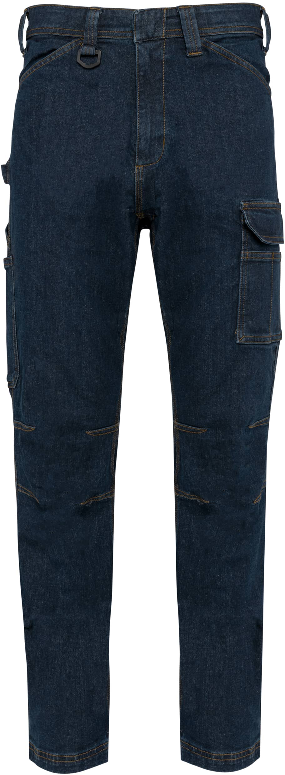 Denim-Herrenhose mit mehreren Taschen