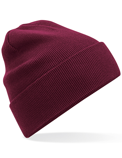 Klassischer Bio-Beanie mit Umschlag