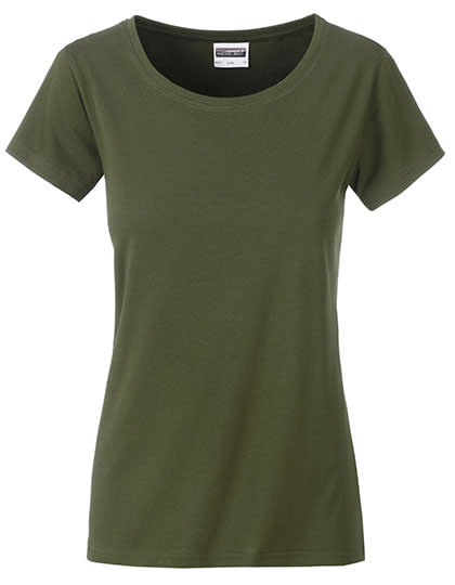 Damen-T-Shirt mit halsfernem Ausschnitt