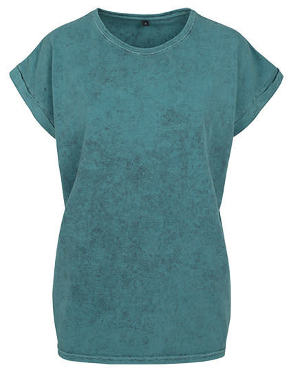 Weit geschnittenes Acid Washed T-Shirt für Damen