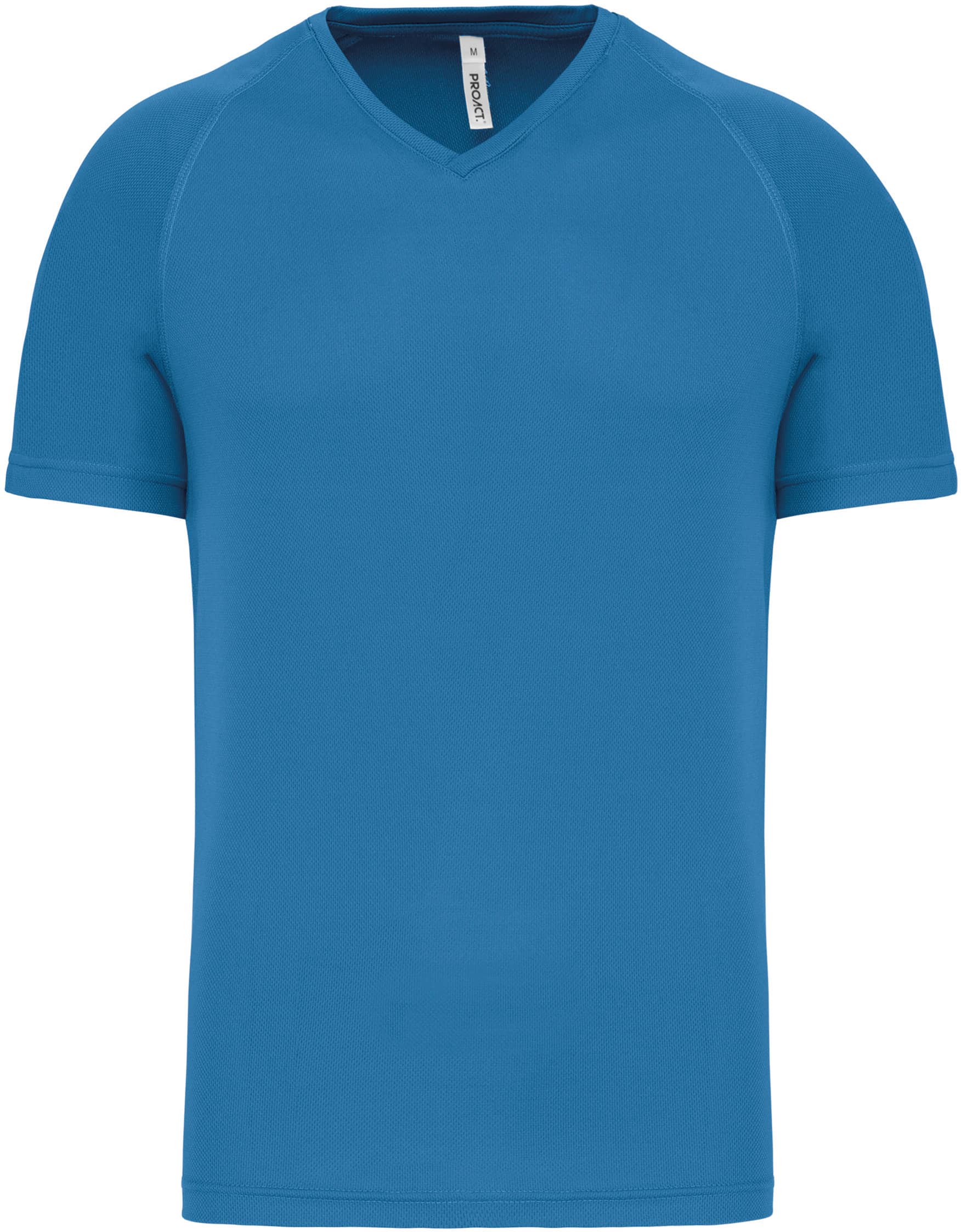 Herren Kurzarm-Sportshirt mit V-Ausschnitt
