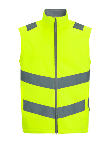 Hi-Vis Pro Contract Ablaze Softshell Bodywarmer