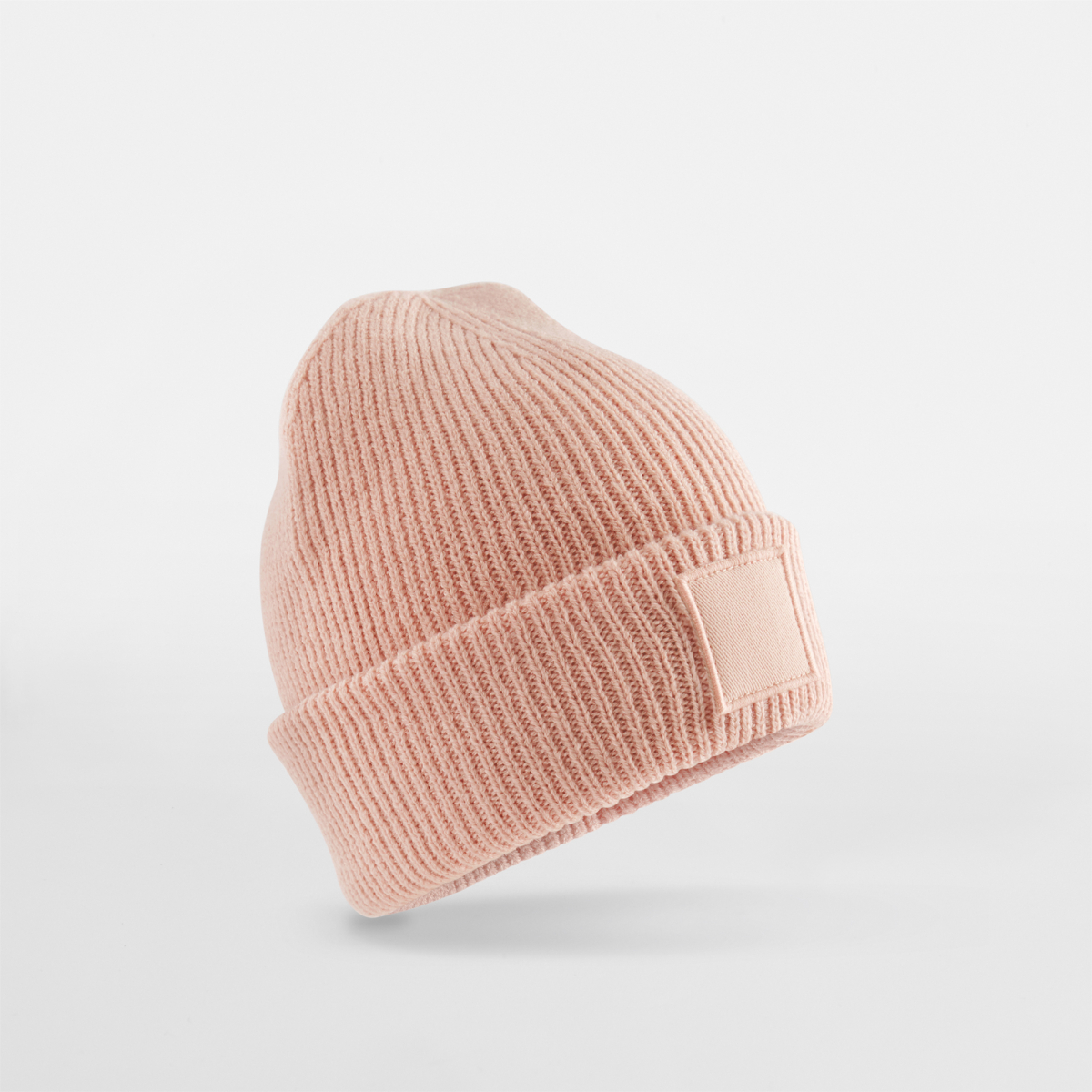 Kids Deep Cuffed Tonal Patch Beanie