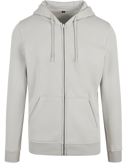Schwerer kuscheliger Herren-Zip-Hoodie mit Kängurutasche